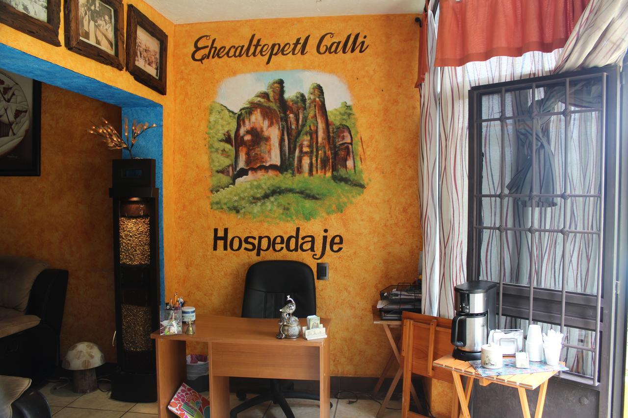Posada Ehecaltepetl Calli Tepoztlán Buitenkant foto